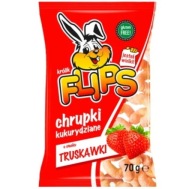 Sante Flips Corn Crisps s príchuťou jahody 70g Bezlepkové