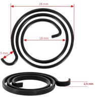 VYSTUŽENÁ PRUŽINA KĽUČKY DVERÍ, VEĽMI PEVNÁ SET - 2 kusy