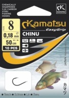 HÁČIKY Č.8 / 0,18mm PRIPRAVENÉ NÁVISLO NA PLÁNU CHINU 50cm 10ks KAMATSU