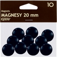 Magnety 20mm čierne (10 ks) 130-1687 GRAND