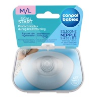 CANPOL BABIES EasyStart návleky na prsia M/L 2 ks