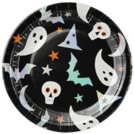 HALLOWEEN Ghost papier TANIERE ČIERNA x6