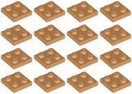 LEGO 3022 TANIER 2x2 nugát pr. NOVINKA (10g) 16 ks