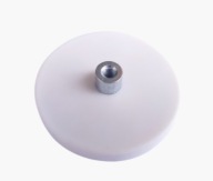 Gumový neodymový magnetický držiak D43L, BIELY