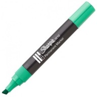 Permanentný popisovač W-10, rezaný, zelený SHARPIE