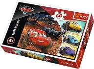 PUZZLE 60 ZIGZAK MCQUEEN S POHÁRMI PRIATEĽMI