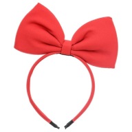Čelenka RED CHRISTMAS BOW