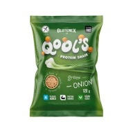 Qool`s proteínové snacky - zelená cibuľka 120g Glutenex