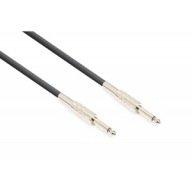 Gitarový kábel 6,3 mm Mono 6,3 mm čierny 1,5 m