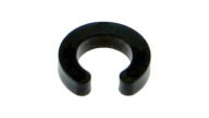 Čierny dištančný krúžok 4mm valčeková oska 11mm Flexi Force