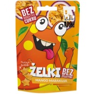 BEZ CUKRU Mangové želé bez želatíny BeRaw