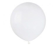 Balón VEĽKÁ BIELA ​​GUĽA, biela, na girlandu SVADOBNÉ SPOJENIE 45cm