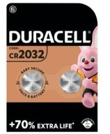 2x lítiová batéria DURACELL 2032 DL2032 CR2032 3V