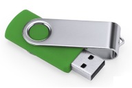 Pendrive 32GB USB 2.0 zelený kovový klip