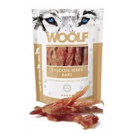 WOOLF CHICKEN JERKY TYČINKY CHUTÍ CHUTÍ KURACIE PÚHY PRE PSOV 100G