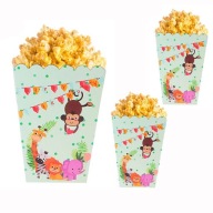 POPCORN BOX ZOO ZVIERATKA 0,8L 6KS