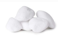 DEKORATÍVNY ŠTRK BIELY THASSOS GRÉCKY PRÍRODNÝ KRÁSNY 8-13 CM 1KG