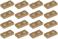 LEGO PLATE 3023 1x2 tmavý piesok (6g) 16 ks.