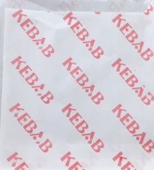 Kabelka, obálka KEBAB PRINT 16x17 cm 200 ks.