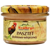 Hydinová a bravčová paštéta v dóze, 180 g, konzerva v dóze