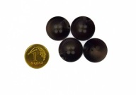 Klasické košeľové gombíky, tmavé rozmazané, 15 mm