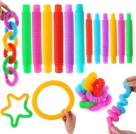 POP TUBE SENSORY TUBE SET 4 ANTISTRESOVÝCH TUBE XXL