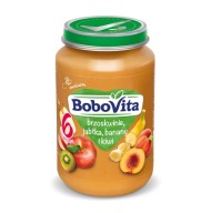 Bobovita BROSKYNE jablká banány KIWI 190g