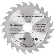 WIDIA PÍLOVÝ LIST NA DREVO PRE PÍLU 125 mm x 22,2 x 24T