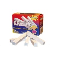 BIELA ​​KRIEDA NA Štvorcové DOSKY B4 MARBOR 50 ks