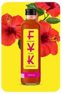 Nápoj FYK Kombucha Hibiskus 0,25l Forever Young