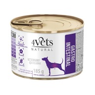 4VETS NATURAL Gastro Intestinal krmivo pre psov 185g