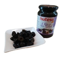 Čierne olivy nakrájané na plátky 350g HUTESA Španielsko