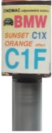 BMW C1F SUNSET ORANŽOVÁ LAKU NA ŠKRABENY ARA