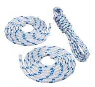 POLYPROPYLÉNOVÉ LANO Splietané plachetnicové lano BIELY 8mm 10M
