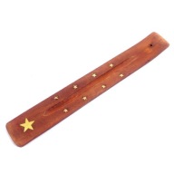 Drevený držiak na vonné tyčinky, 25 cm
