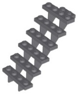 LEGO 30134 STAIRS tmavosivá DBG NEW (8g)