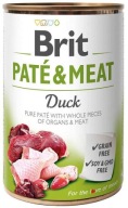 Brit Pate&Meat DOG Adult Duck Mokré krmivo s kačacím balením. 800 g