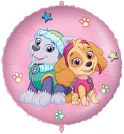 Paw Patrol Skye And Everest fóliový balón 45 cm