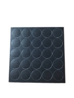 Čiapka samolepiaca, priemer 14mm, BLACK lamb /327