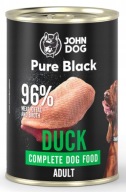 John Dog Pure kačica 96% 400g mokré krmivo pre psov
