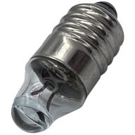skrutkovacia žiarovka na baterku, závit E10, 1,2v 0,22a