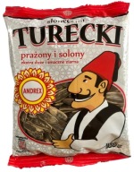 TURECKÁ Slnečnica veľká pečená solená ANDREX 100 g