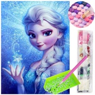 DIAMANTOVÁ VÝŠIVKA Diamantová maľba Diamantová mozaika pre deti ELSA