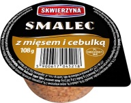 SKWIERZYNA Bravčová masť s mäsom a cibuľou 108g pohár [1