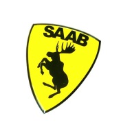 NÁLEPKA ODZNAKU BLÁZNIVÝ MOOSE SAAB MOOSE