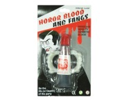 UPÍRSKE TESY S KREVNÝM HOROROM BLOOD HALLOWEEN 2 ks