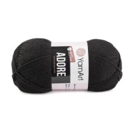 100g priadza proti žmolkovaniu Adore black 354