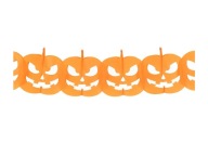 Girlandové tekvice na Halloween 170 cm tekvica