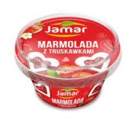 Jamarská marmeláda s jahodami 250 g