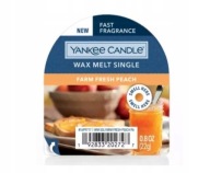 YANKEE CANDLE Farmársky čerstvý broskyňový vonný vosk 22g
